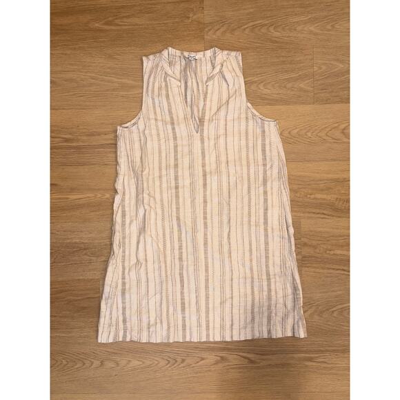 Splendid neutral linen blend sleeveless tunic dress size medium - Picture 1 of 3
